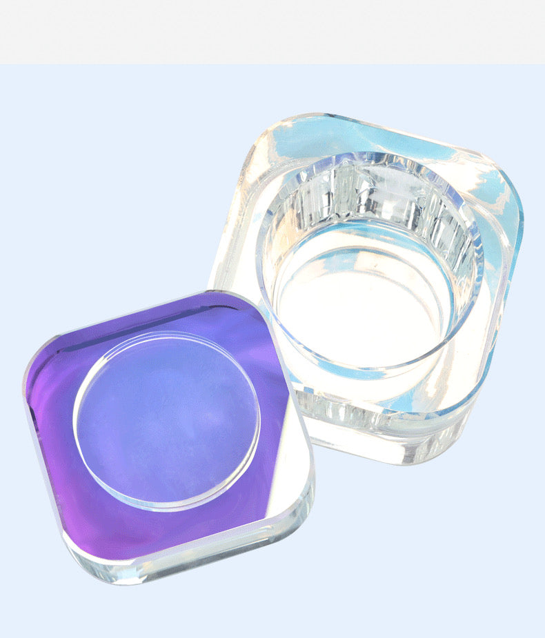 Glass Liquid Jar |square|