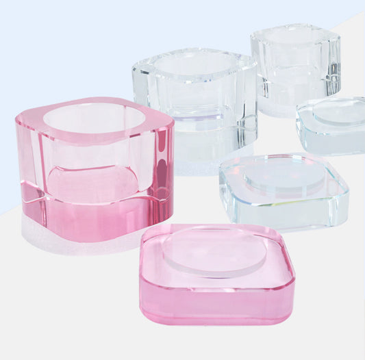 Glass Liquid Jar |square|