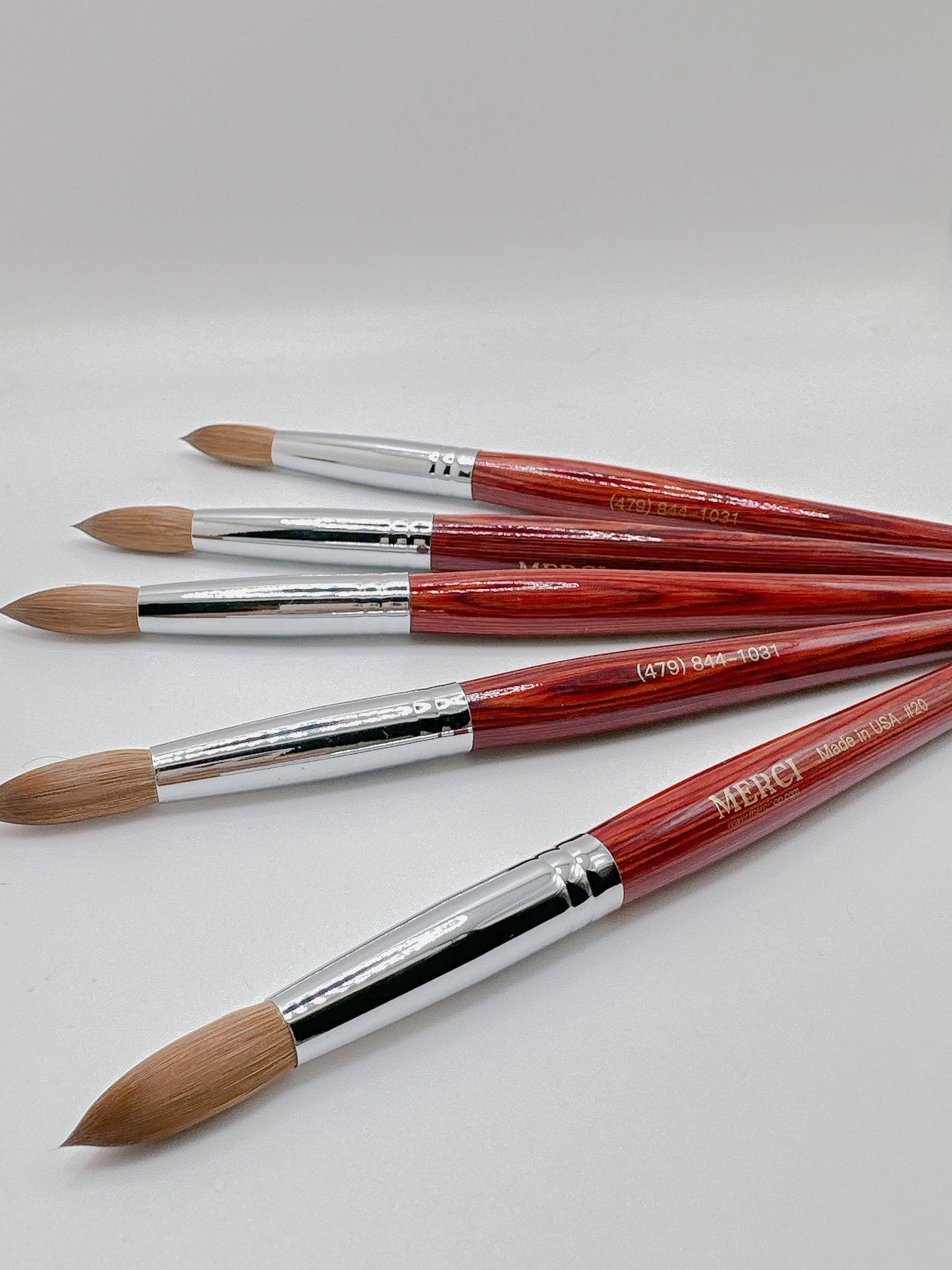 PREMIUM ARCYLIC BRUSH/ cọ đắp bột lông chồn cao cấp